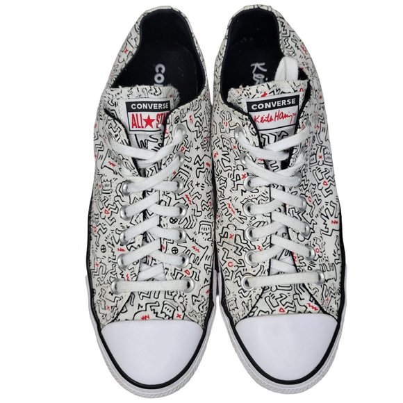Converse Keith Haring collaboration converse all star low top sneaker size 9 men - Picture 7 of 11